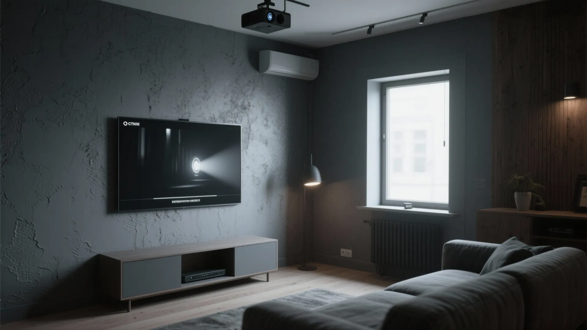 1. High-contrast Matte Gray