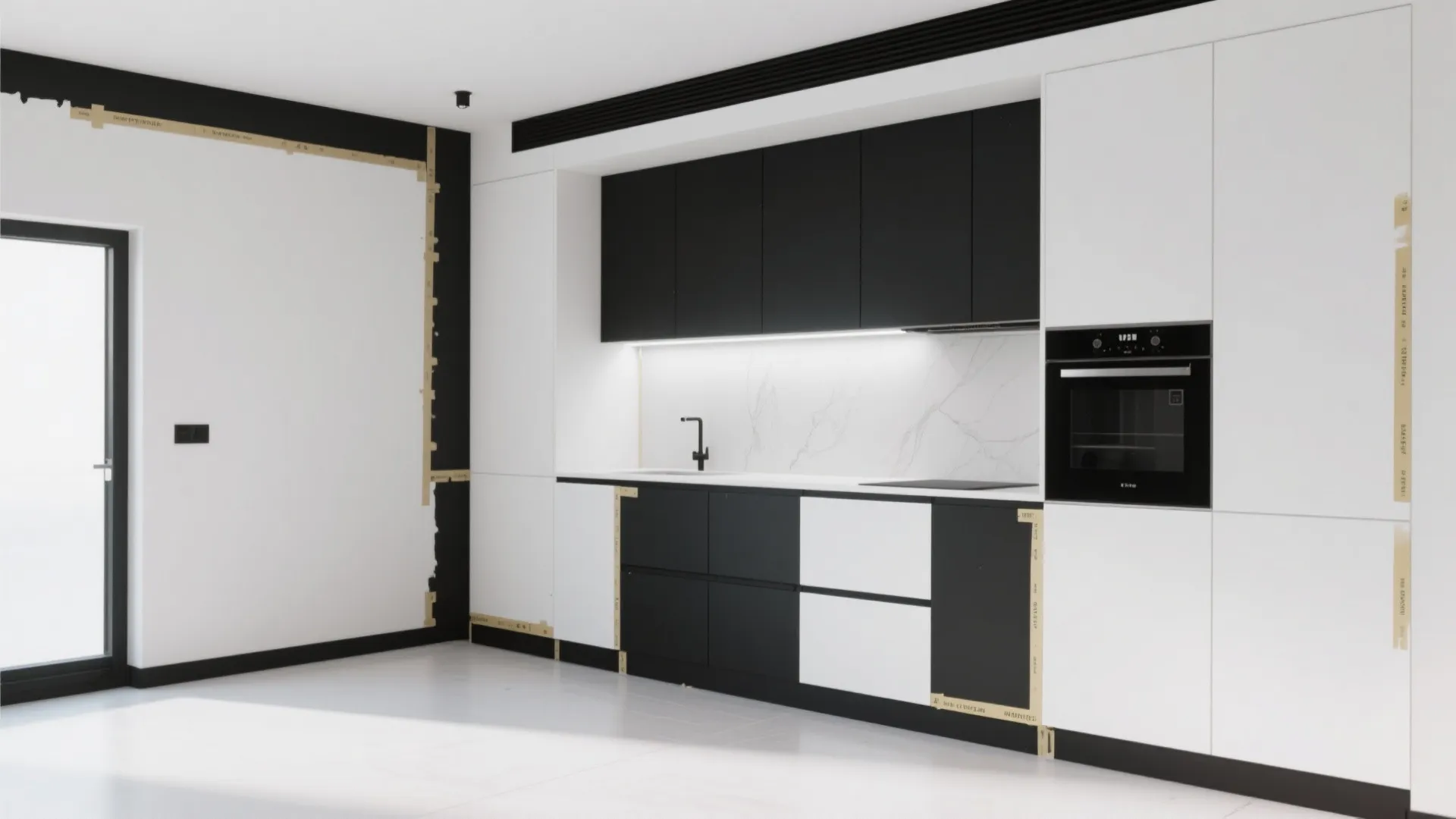 3. High-Contrast Minimalism