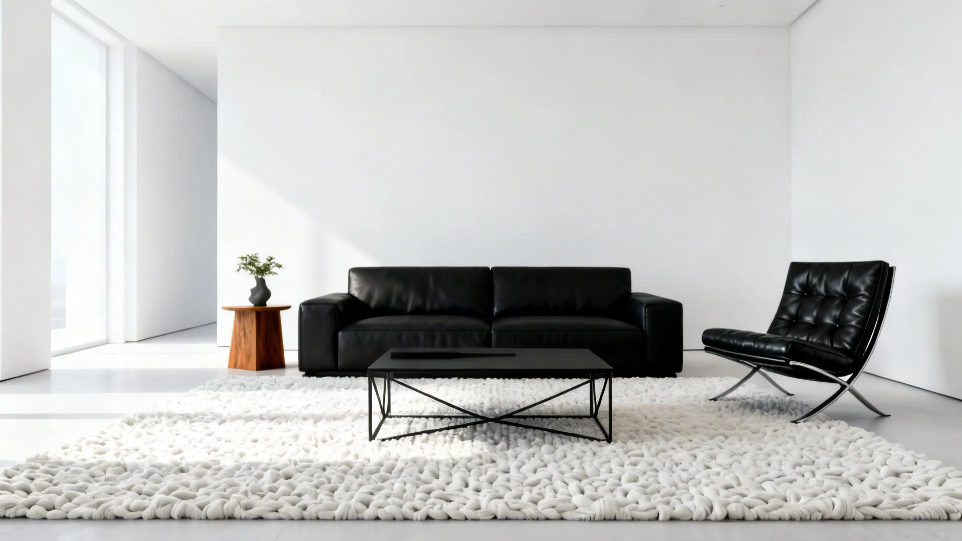 1. High-Contrast Minimalist