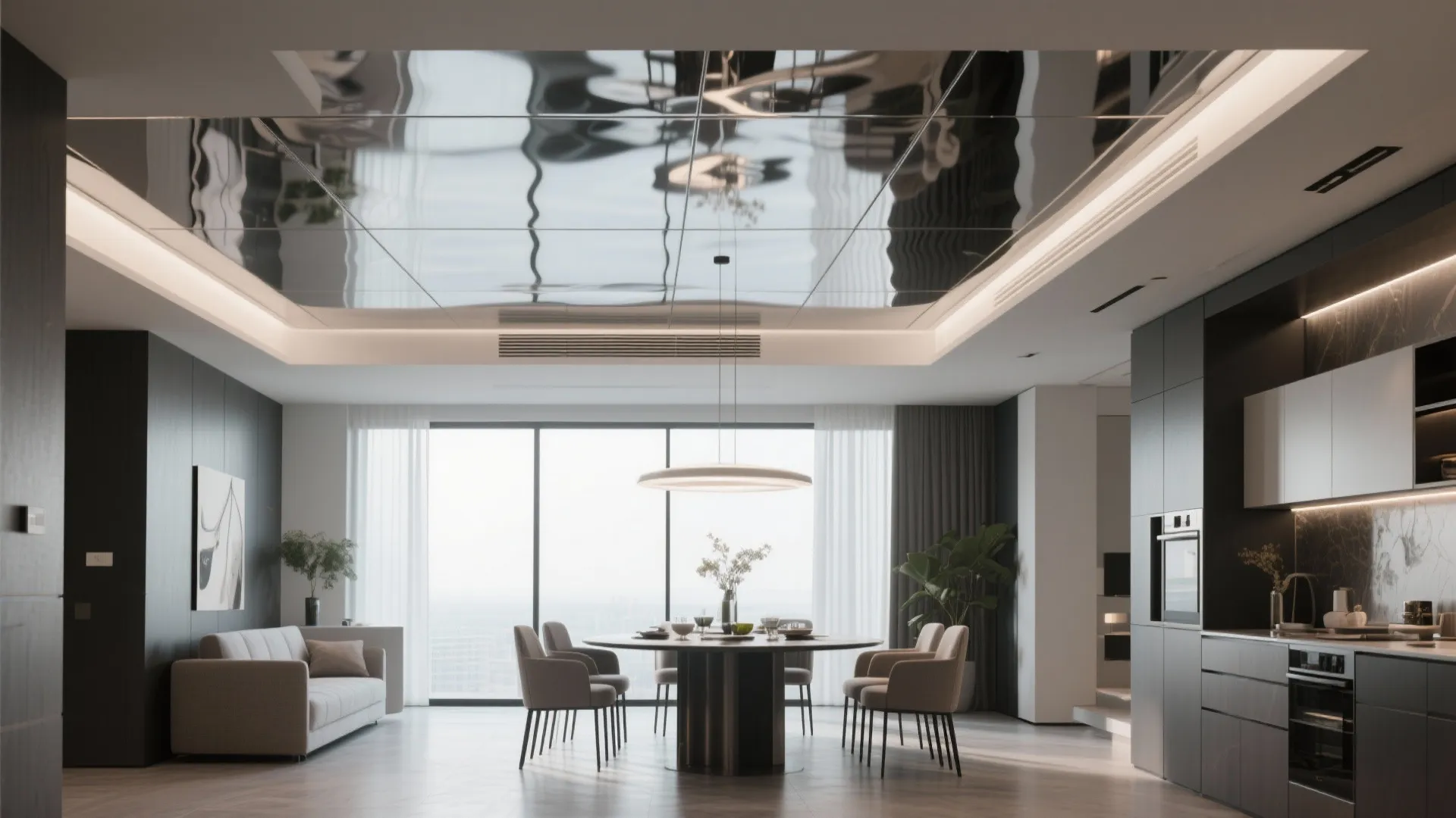 High Gloss Ceiling Finish