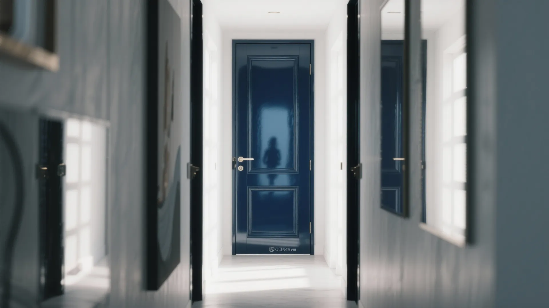 2. High-gloss Enamel — For a modern, dramatic look