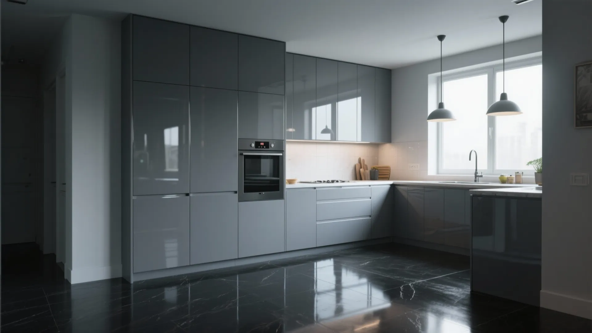 5. High-gloss gray for reflective brightness