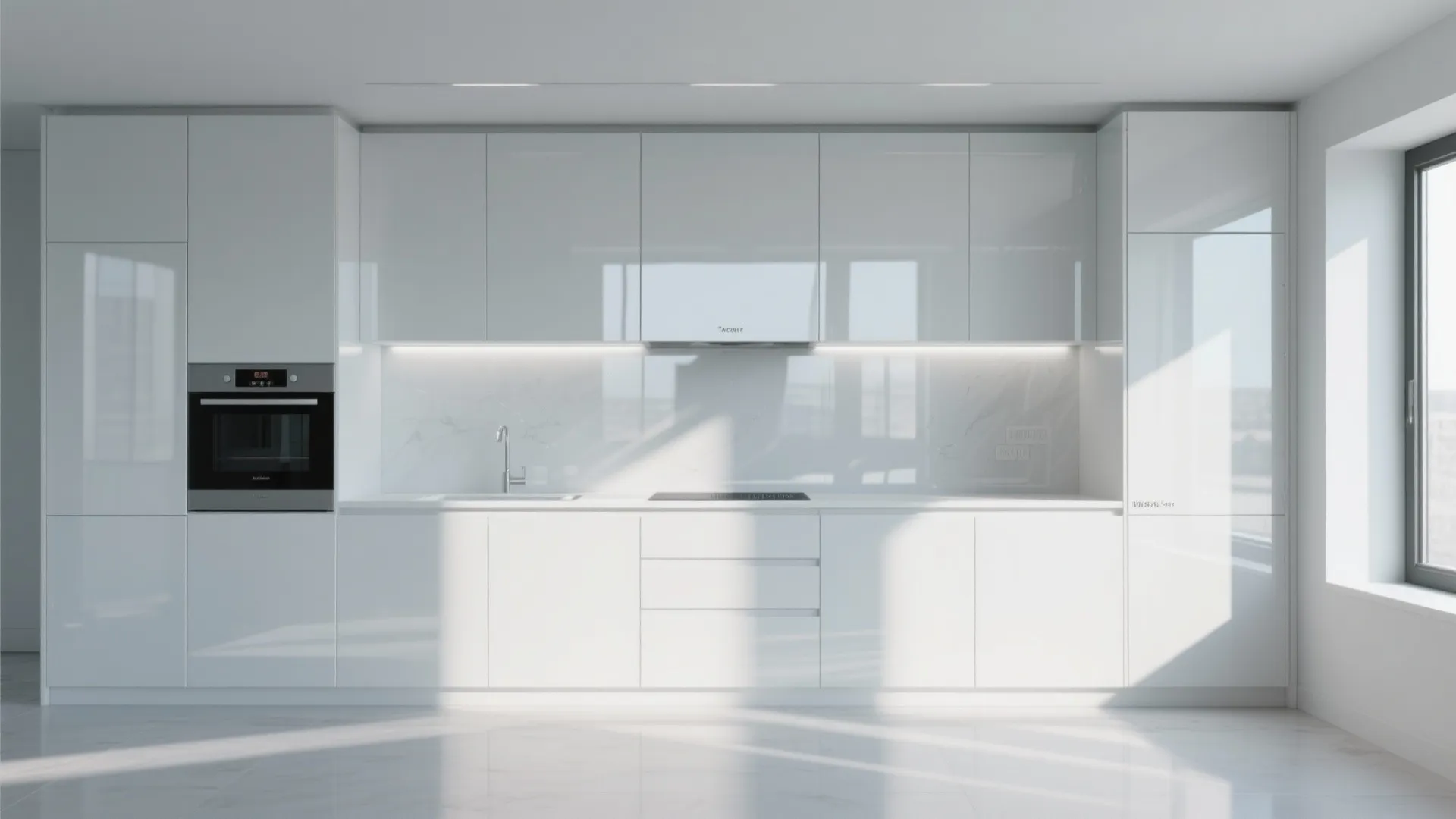 7. High-Gloss Modern