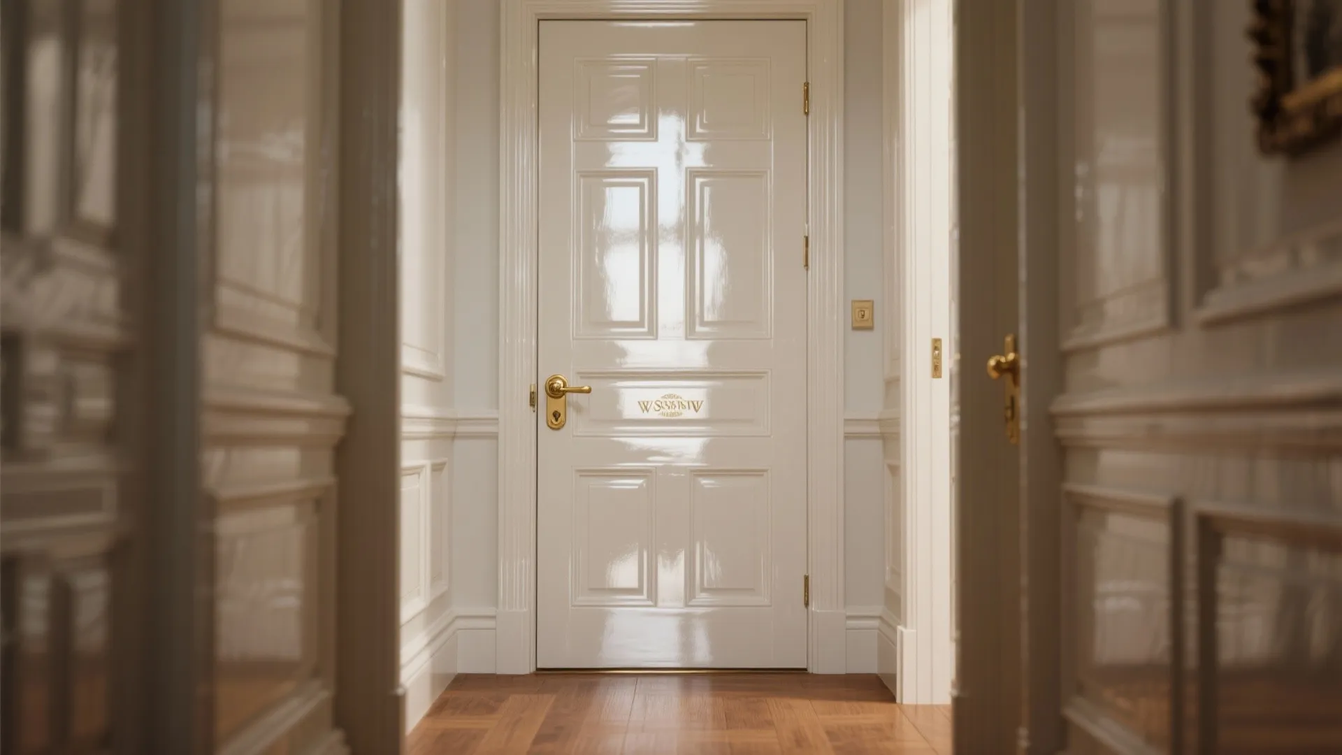 1. High-gloss enamel for heirloom-style doors