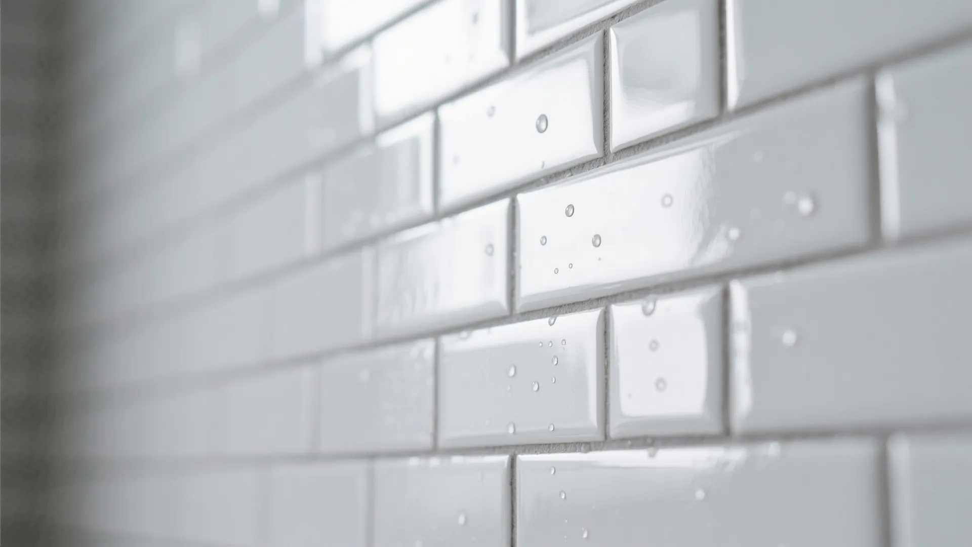 5. High-Gloss Subway Tiles