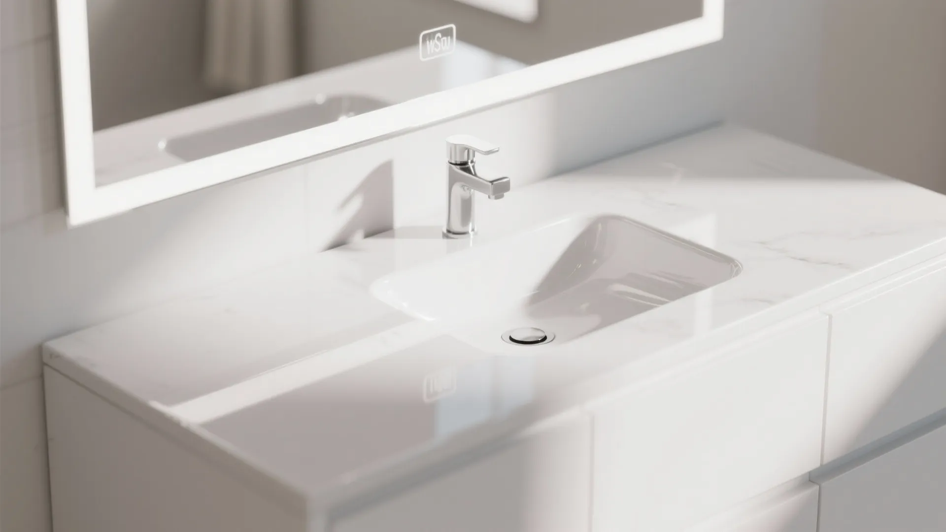 4. High-Gloss White for a Clean, Reflective Finish