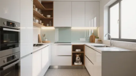 5 High-Gloss White Kitchen Cupboard Ideas