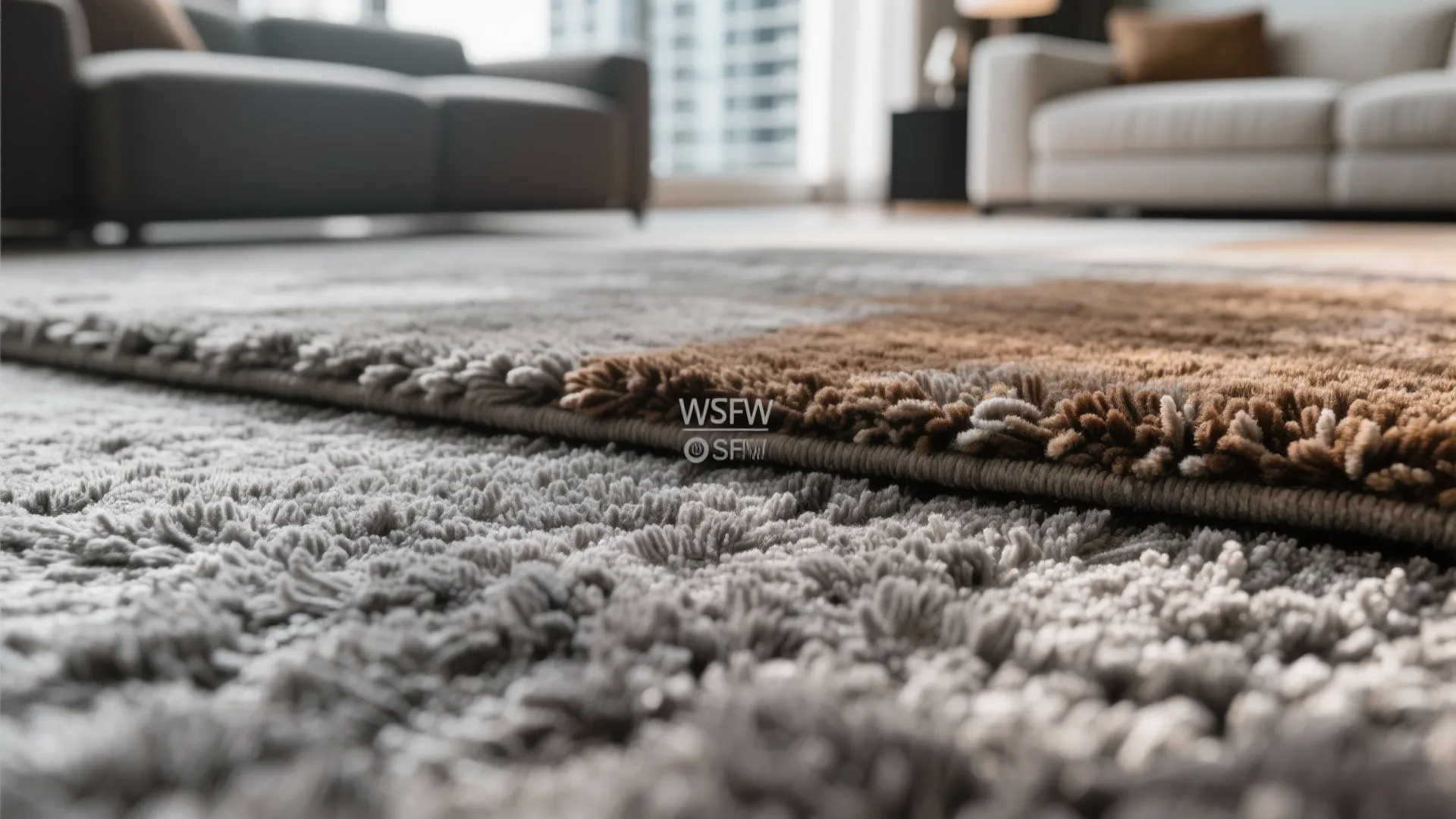 8. High-low pile contrast