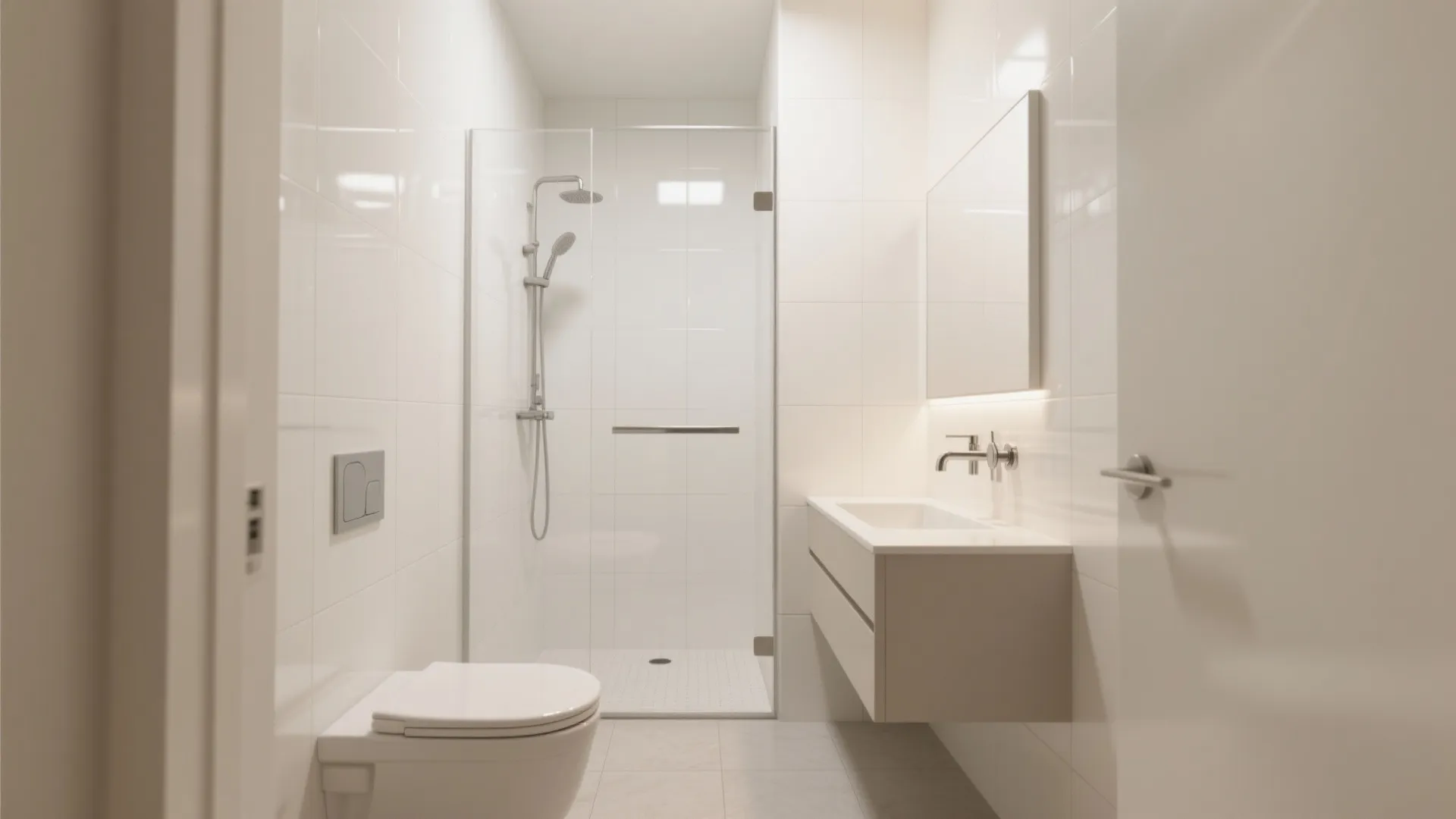 High-LRV Walls + Matte Floors for Balance