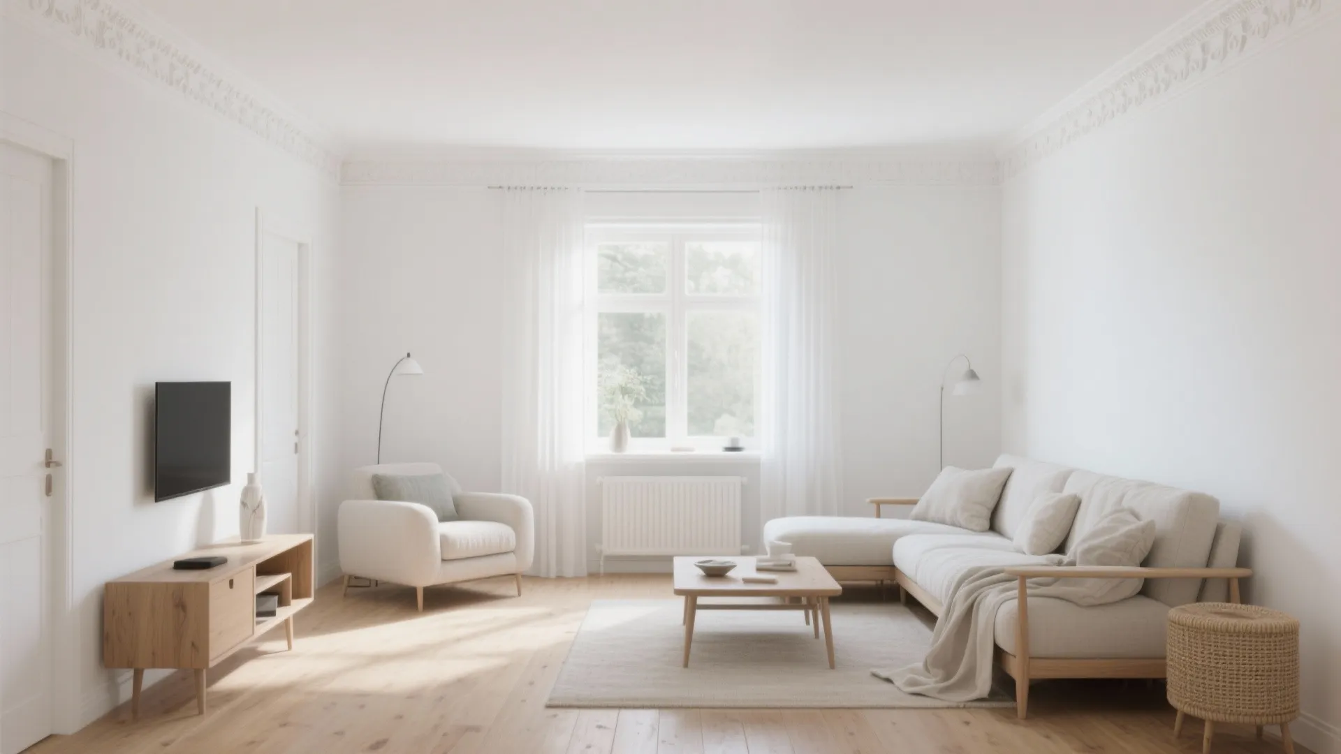 Bright White with High LRV (Light-Reflectance Value)