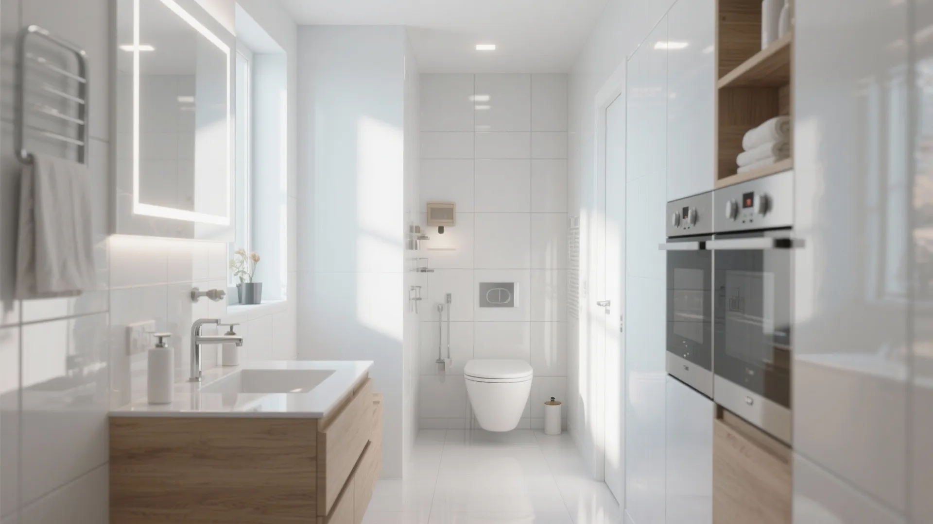 4. High-reflectance whites for tiny rooms