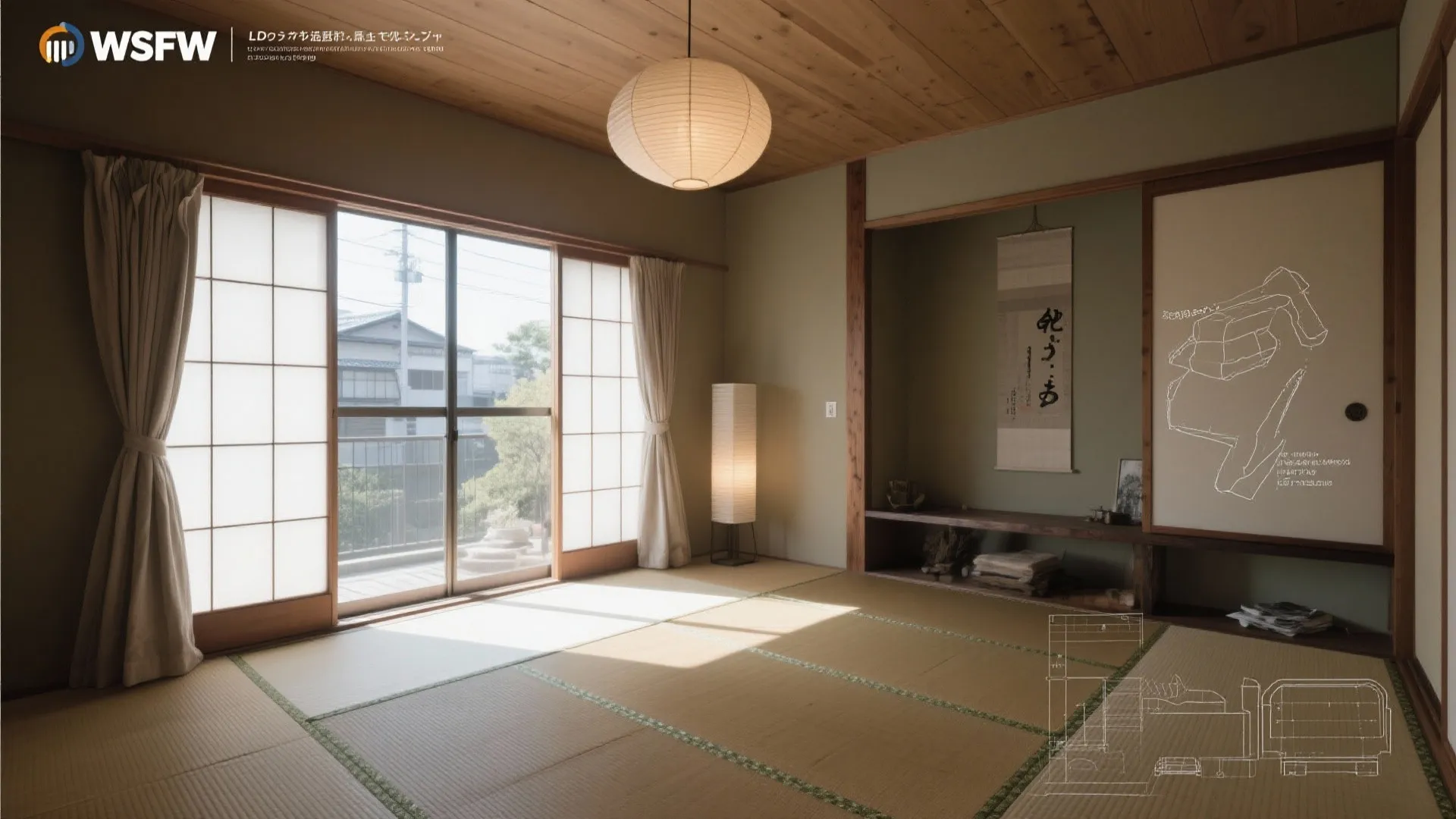 天井高とハイサッシで“縦”を足す：日式風格を崩さず開放感を生む採光設計