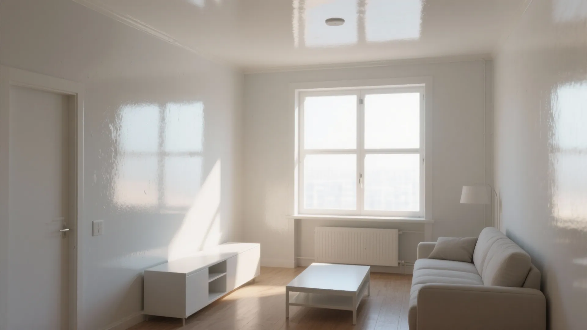 1. Use high-reflectance sheens to open up tight rooms