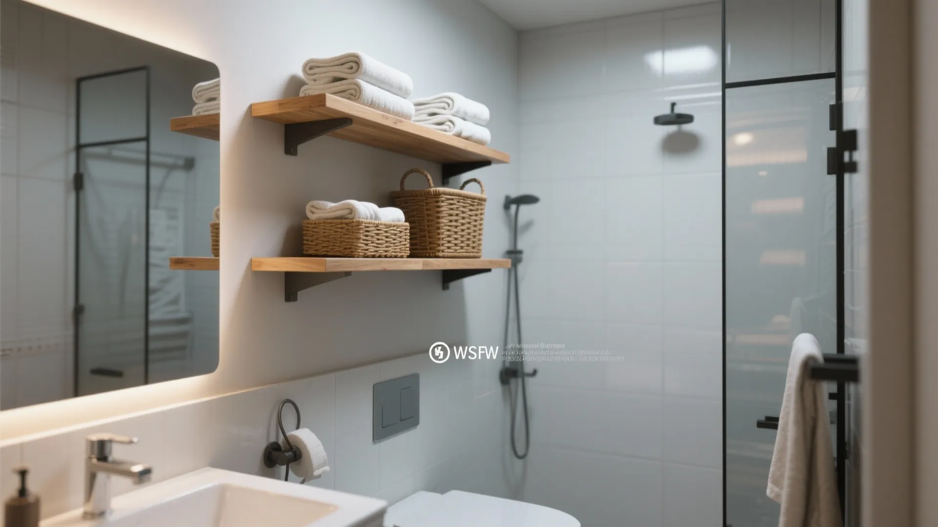 8. High-mounted shelves