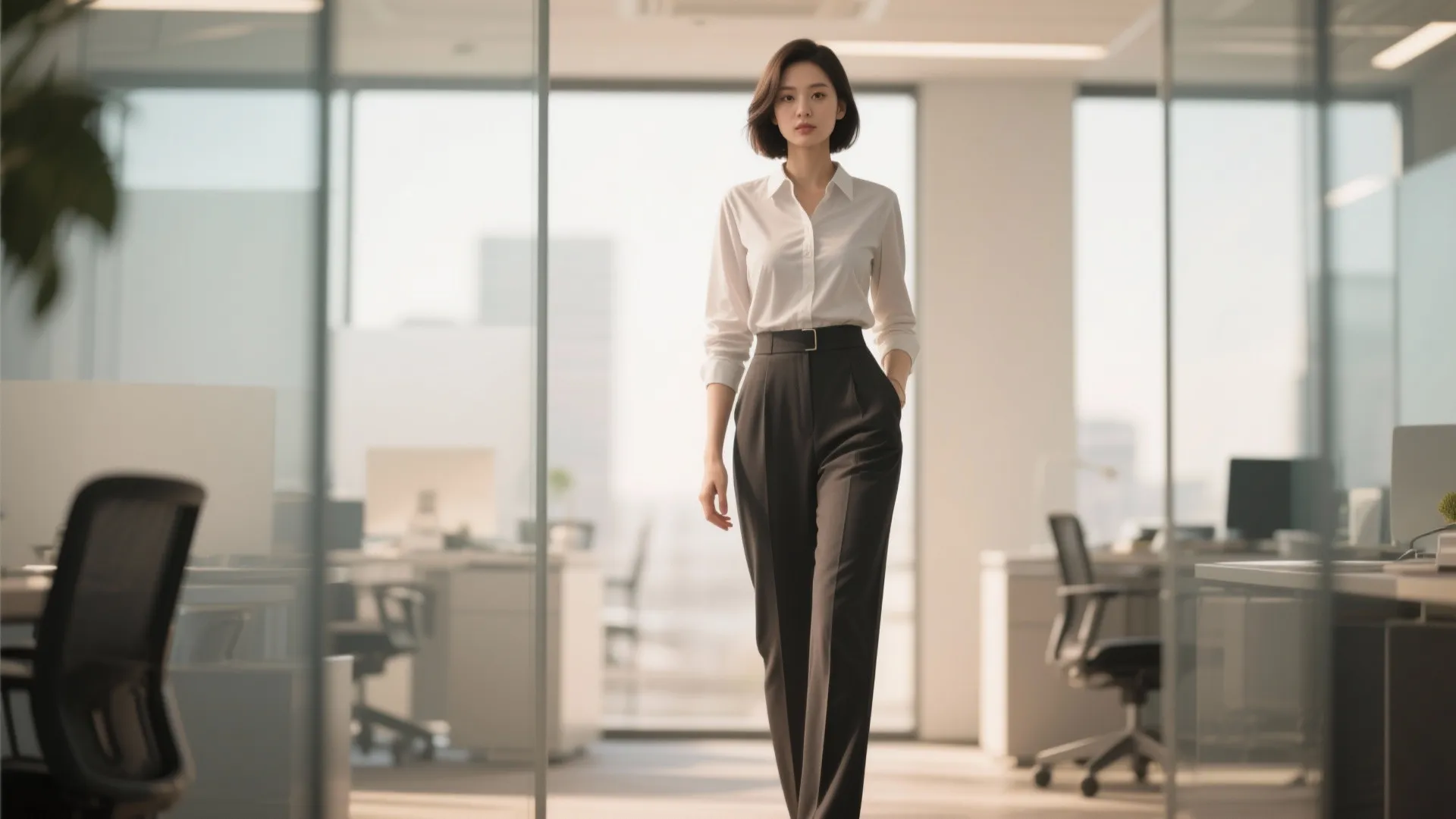 7. High-Waist Trousers