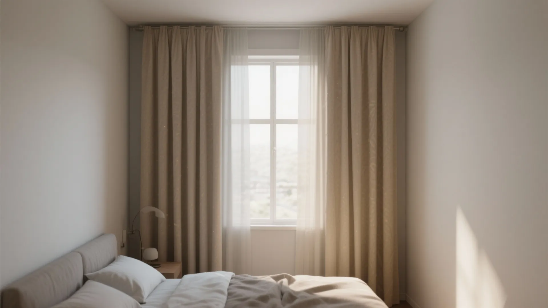 10. Curtains that go high and wide