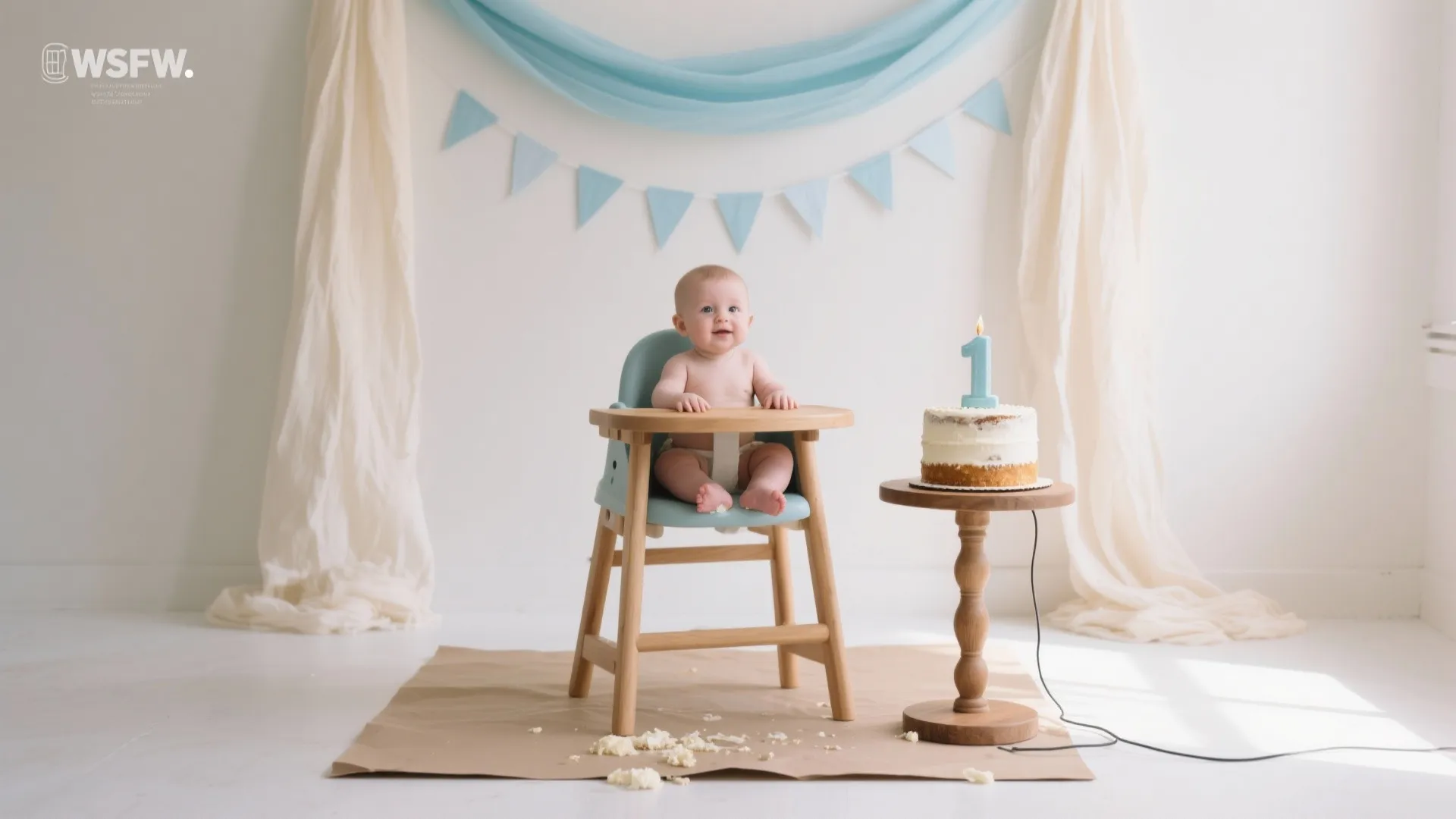 High Chair Focal Point + Cake Smash Zone