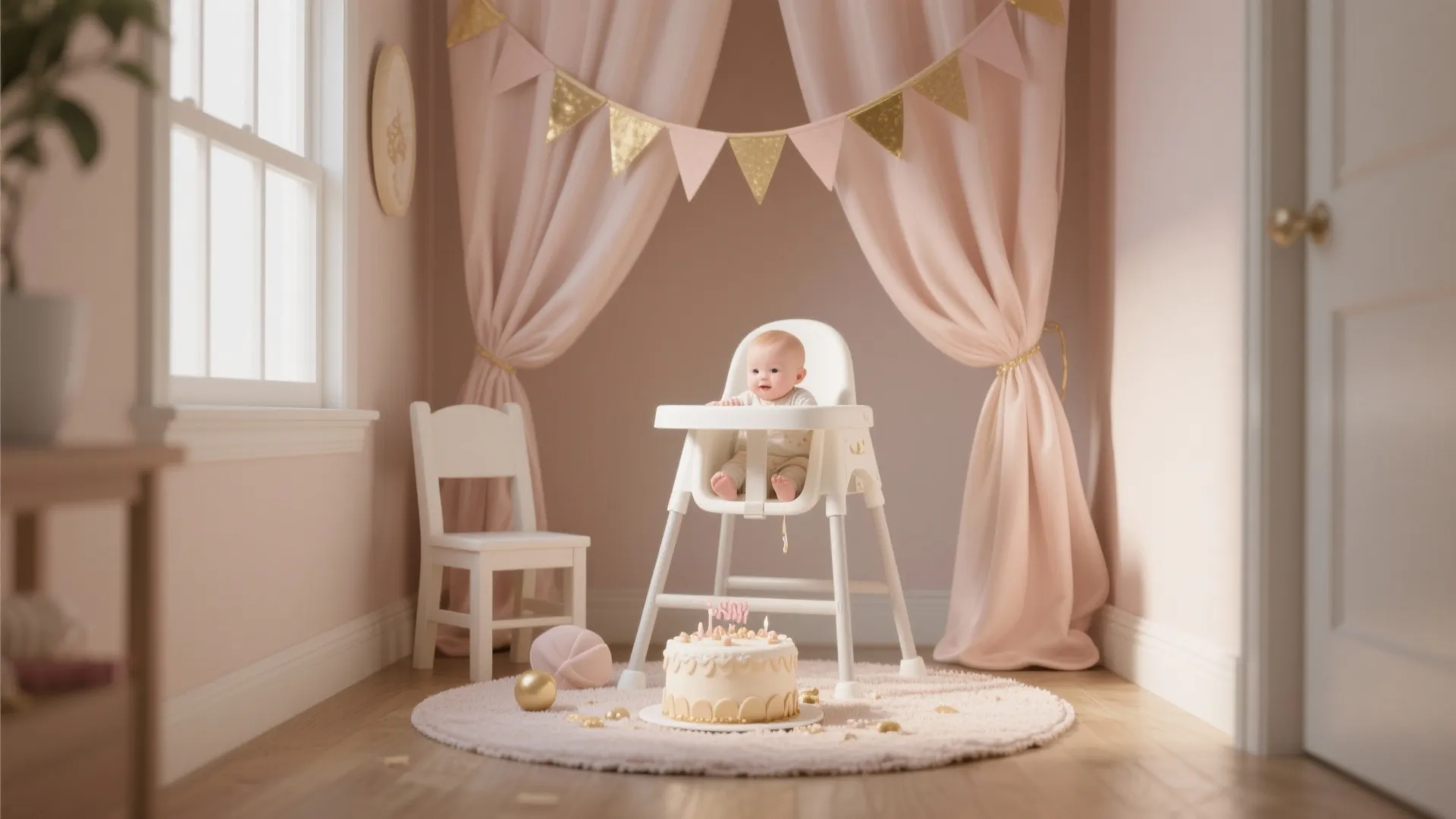 High Chair “Smash Cake” Mini-Stage