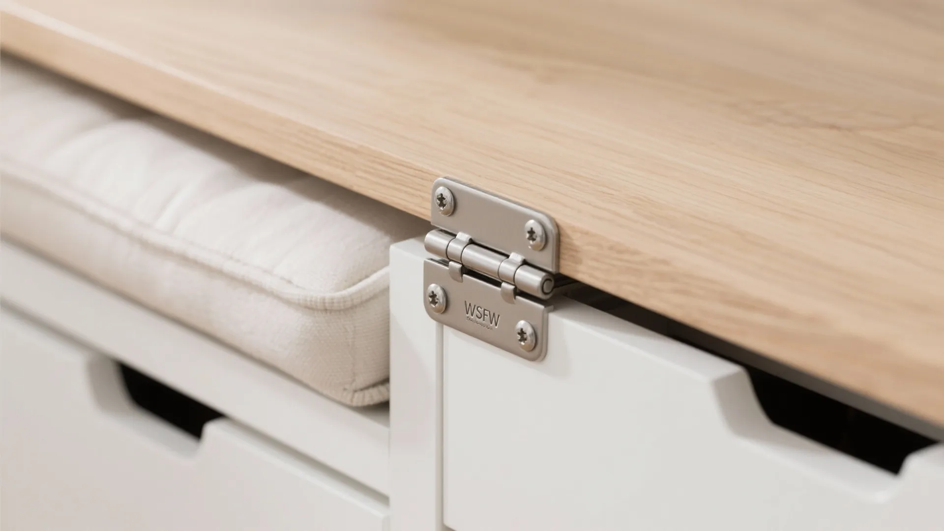 Minimalist seating with hidden storage