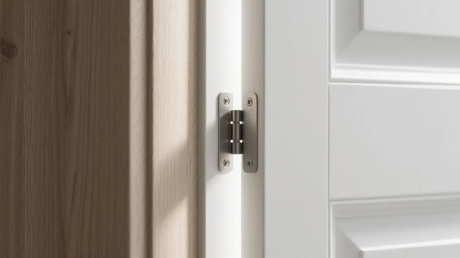 Minimalist Flush Doors with Concealed Hinges
