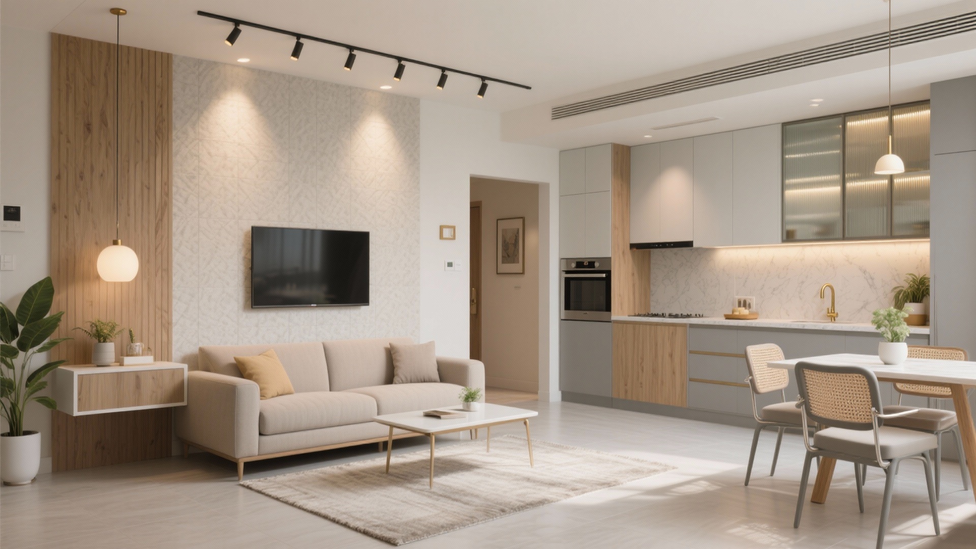 2 BHK Hinjewadi Interior Design: Fix Cramped Layouts