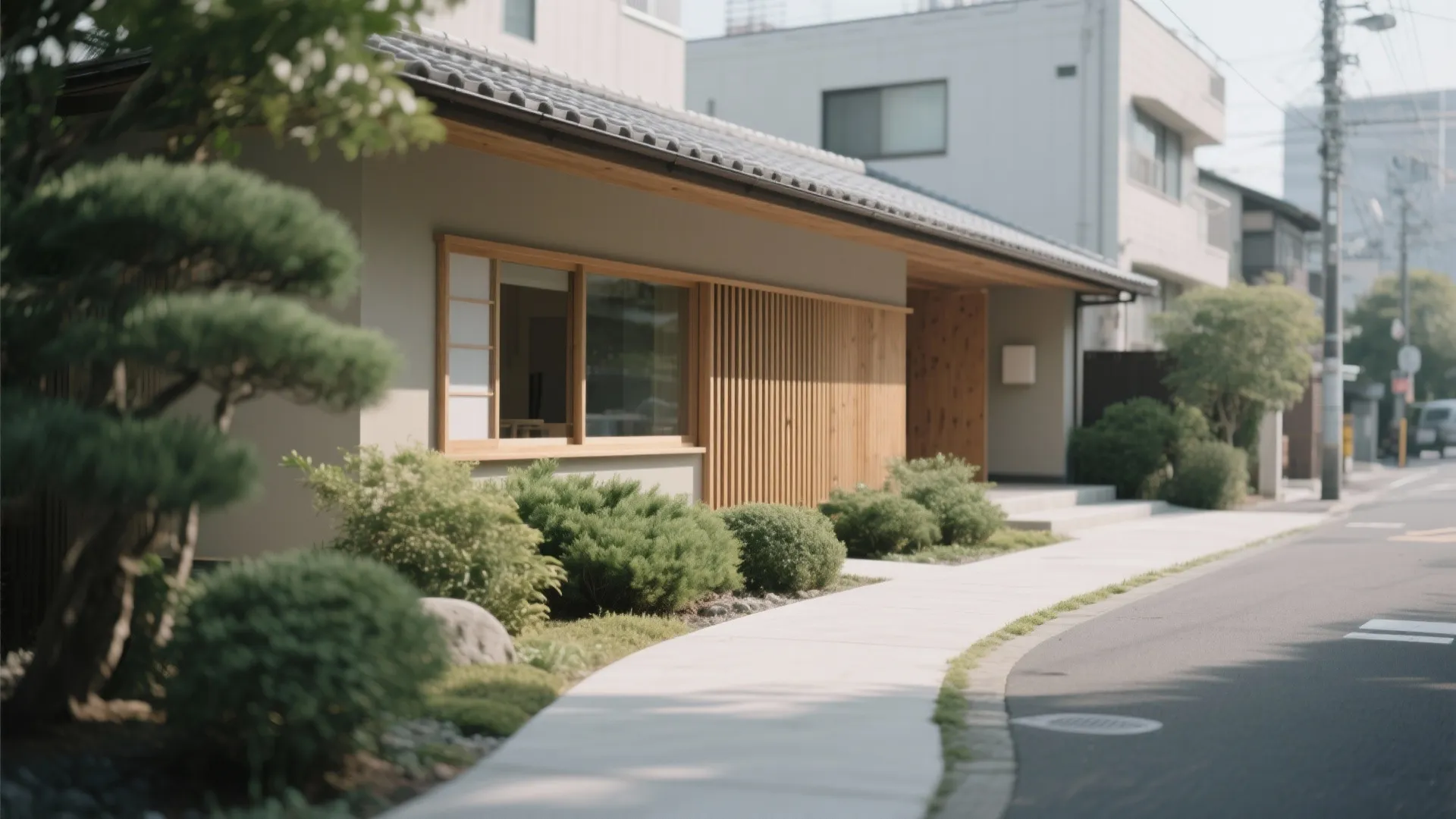 外構と方位の合わせ技：アプローチ、植栽、窓の高さ