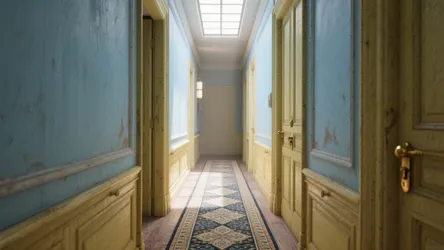 Historic Light Blue Interior Paint — 5 Inspirations