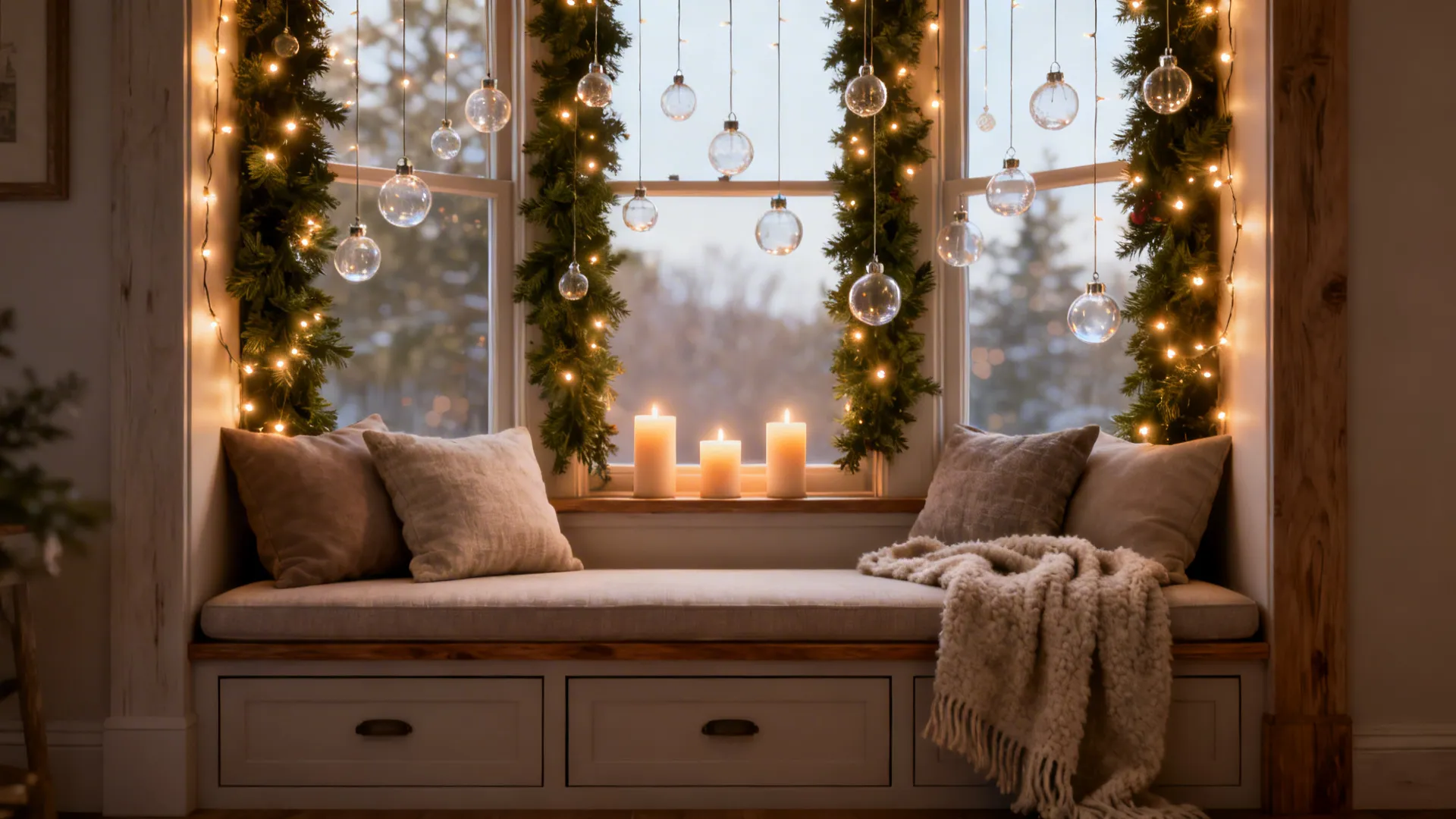 5 Creative Christmas Ideas for Bay Windows