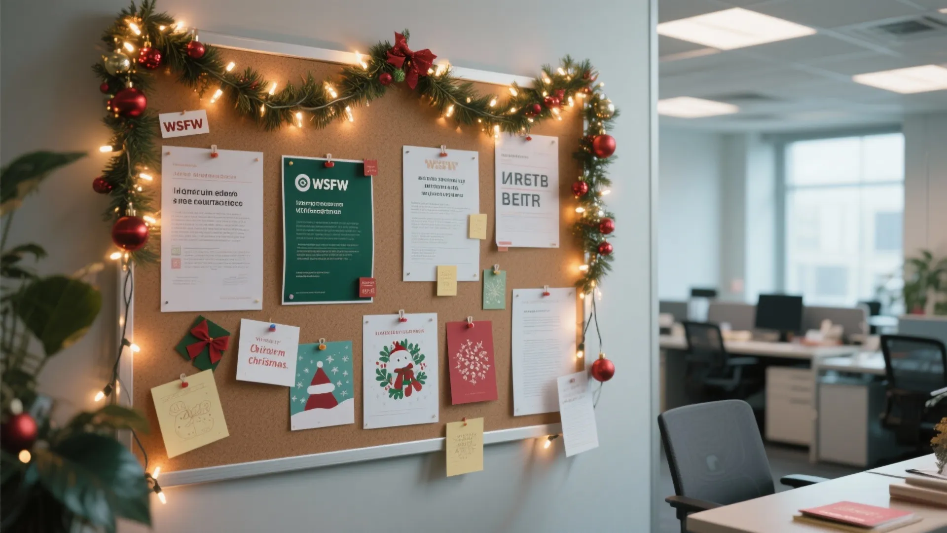 7. Holiday-Themed Bulletin Board