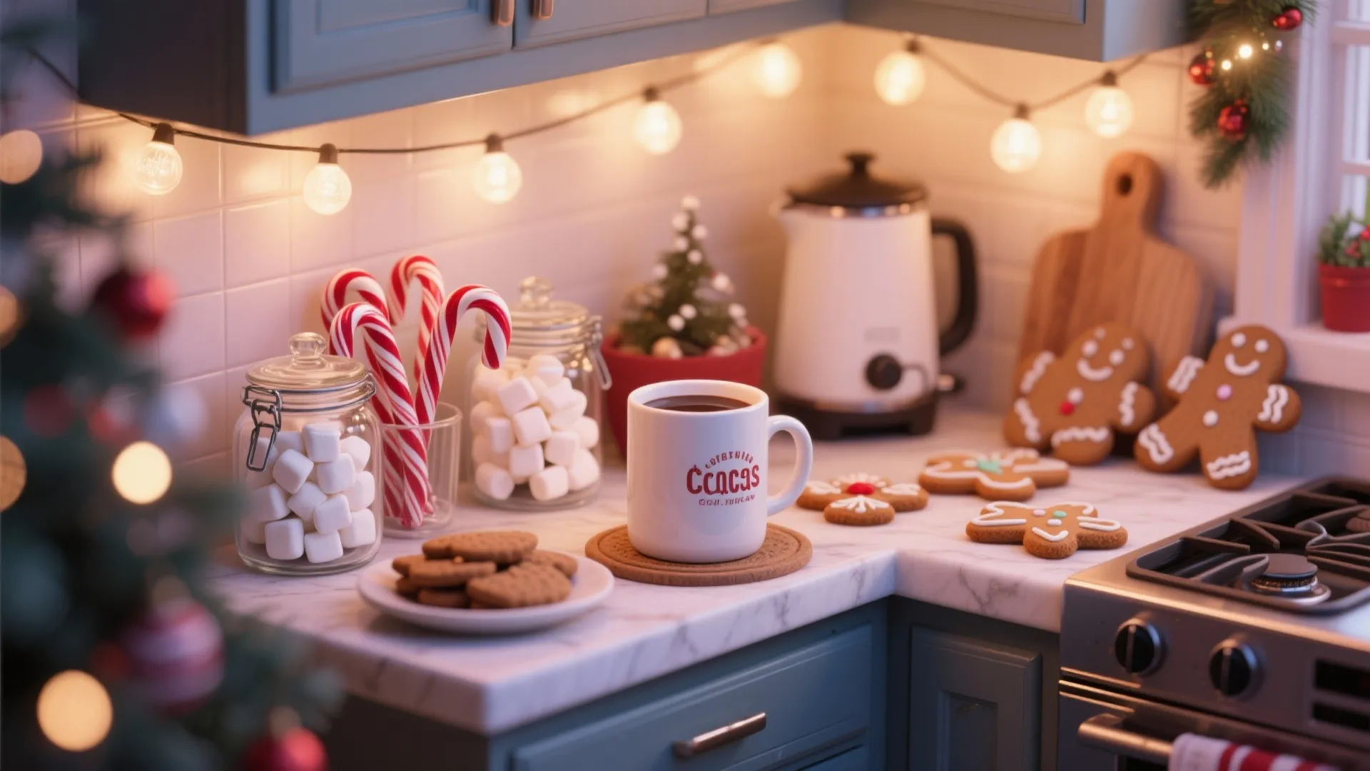 6. Snack Station with a Holiday Twist