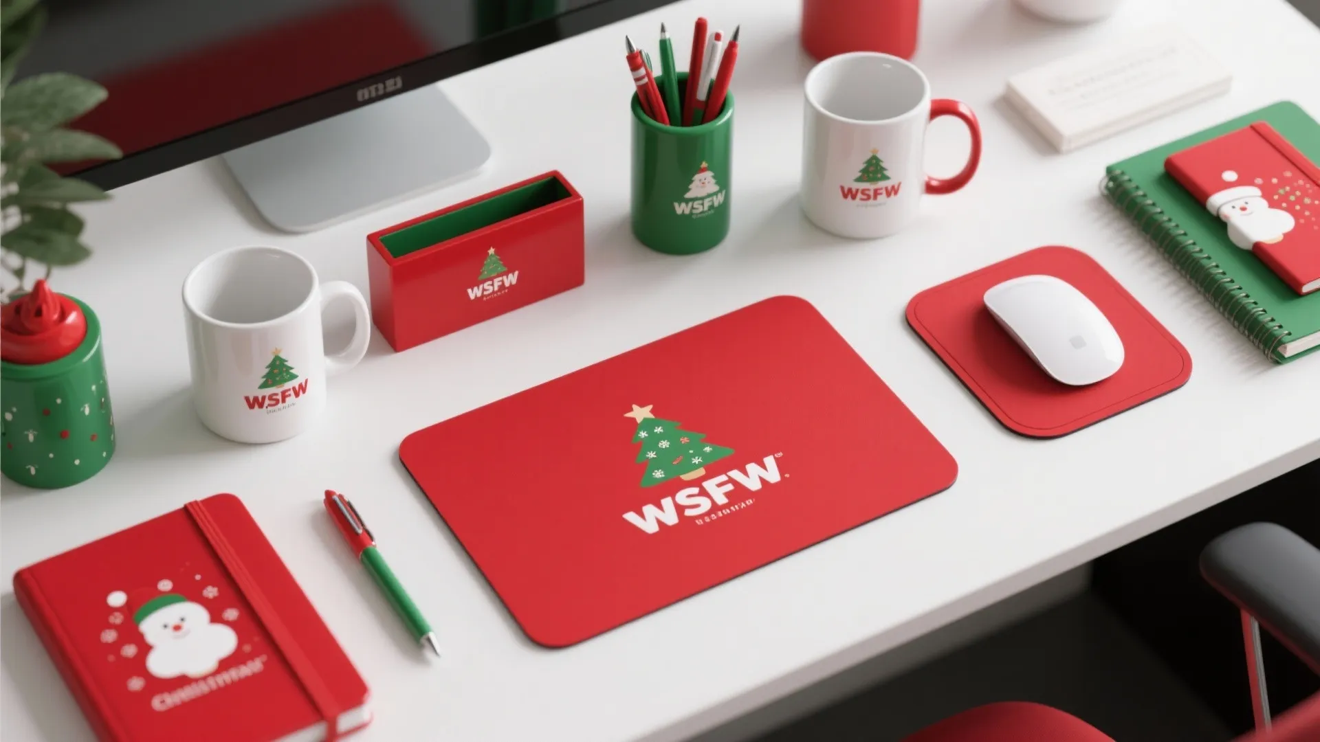 6. Coordinated Desk Accessories