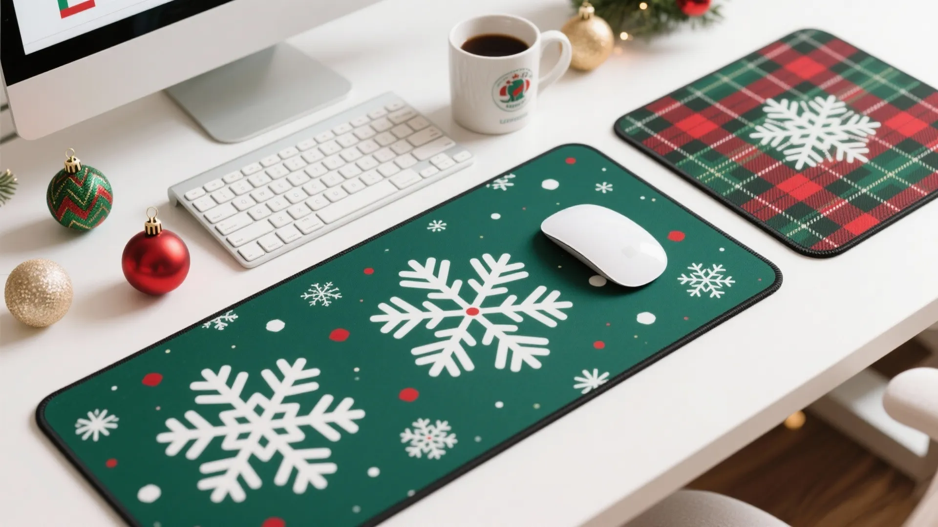 5. Holiday Desk Mats