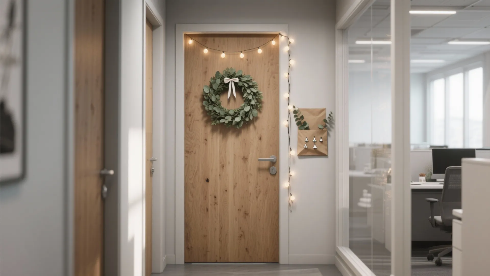 Door Decorating Ideas: 5 Office Christmas Tips: Five creative, budget-friendly ways to dress up your office door this Christmas