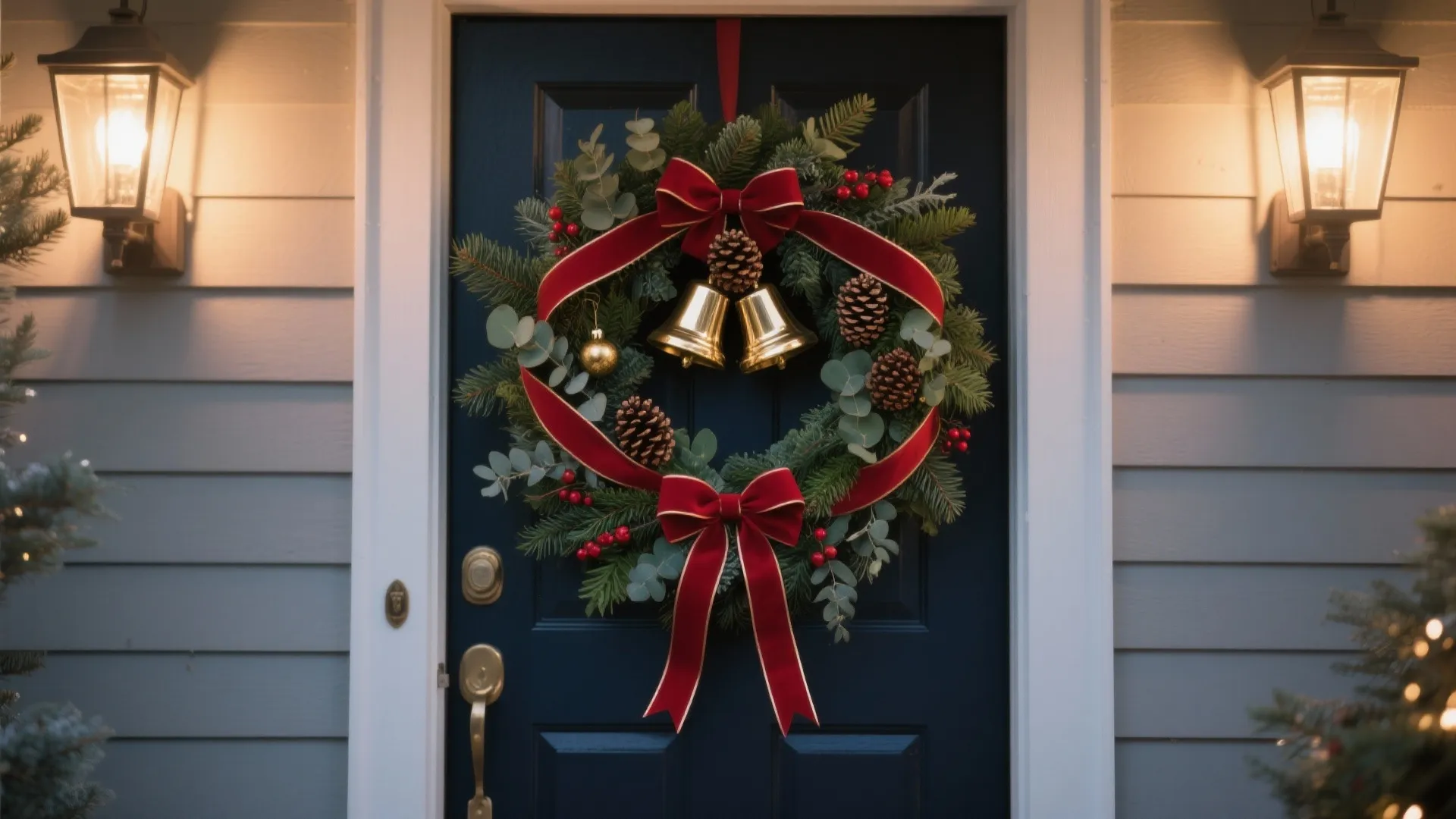 Christmas Door Swag DIY: Festive Decor in Minutes: 1 Minute to Master Your DIY Christmas Door Swag