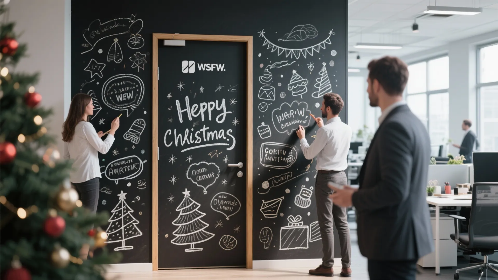 10. Holiday Message Board