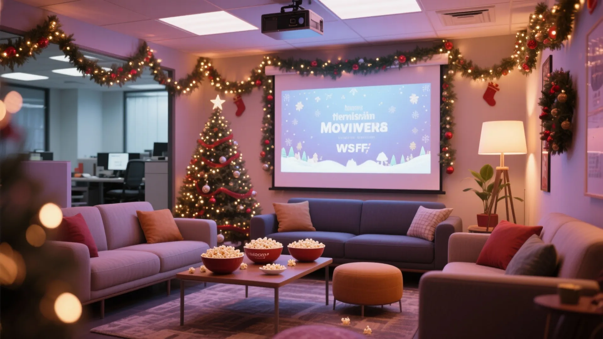 9. Movie Marathon & Snack Bar