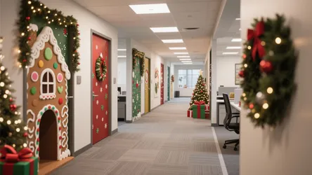 10 Office Door Decorating Ideas for Christmas