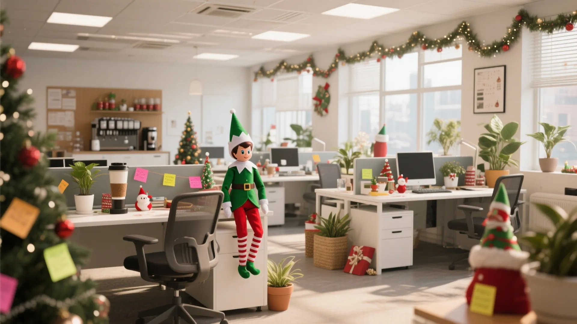 10 Elf on a Shelf Ideas for the Office: Fun & Creative Elf on a Shelf Tricks to Liven Up Your Workplace