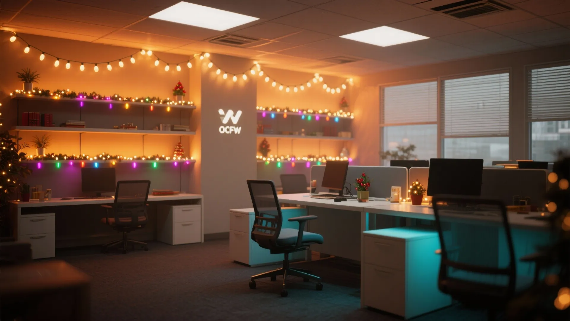 6. Holiday-Themed Mood Lighting