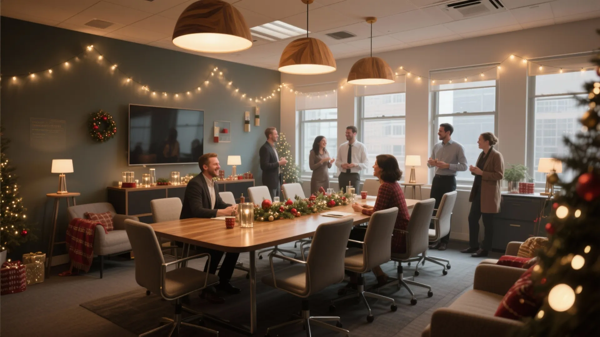 Holiday Office Party Ideas — 5 Entertainment Picks: Playful, small-space friendly entertainment ideas I use when designing fun workplace gatherings