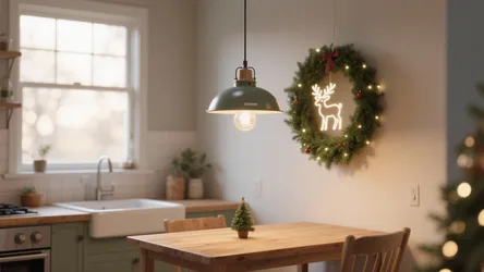 5 Pendant Light Christmas Decoration Ideas