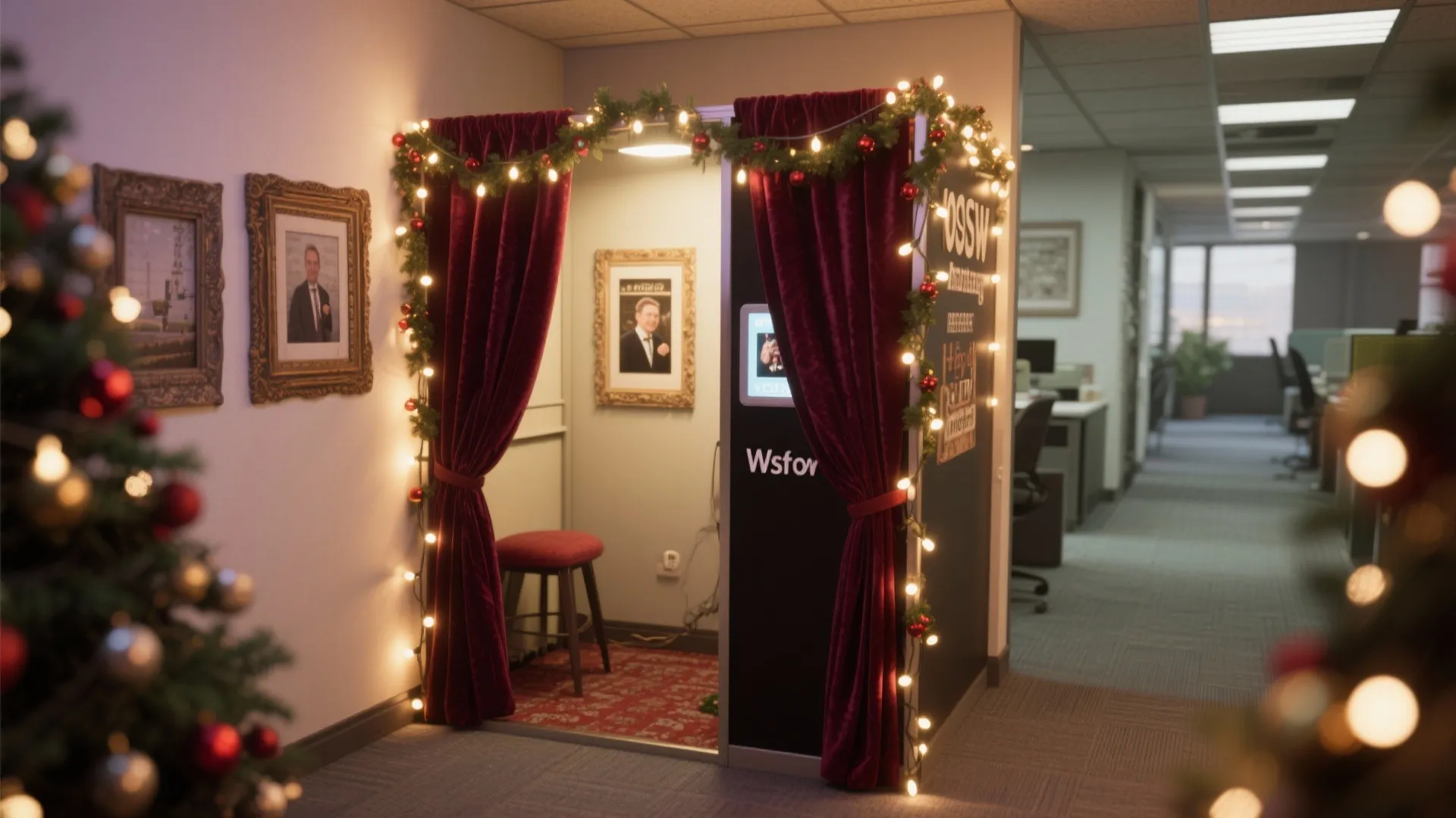 3. Holiday Photo Booth Nook