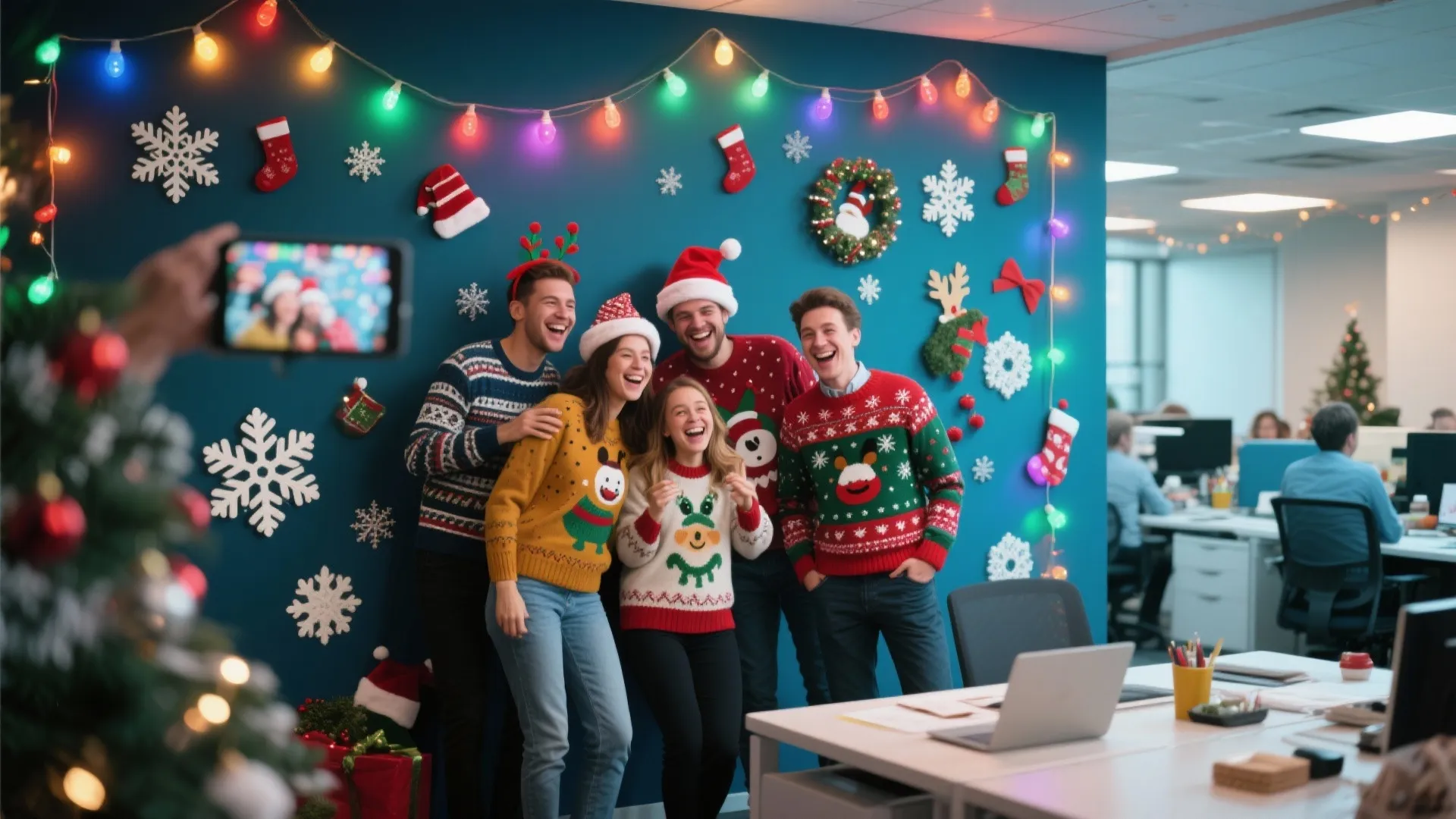 3. Photo Wall with a Twist