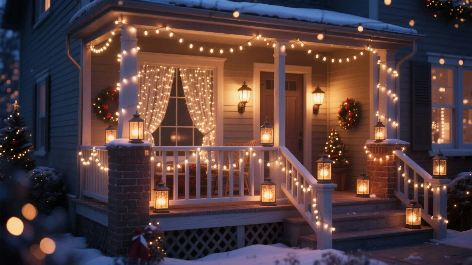 5 Festive Ideas for Christmas Wall Lights Outdoor: Creative outdoor wall lighting ideas to transform small exteriors into holiday showstoppers — from budget-friendly strands to cozy lantern clusters