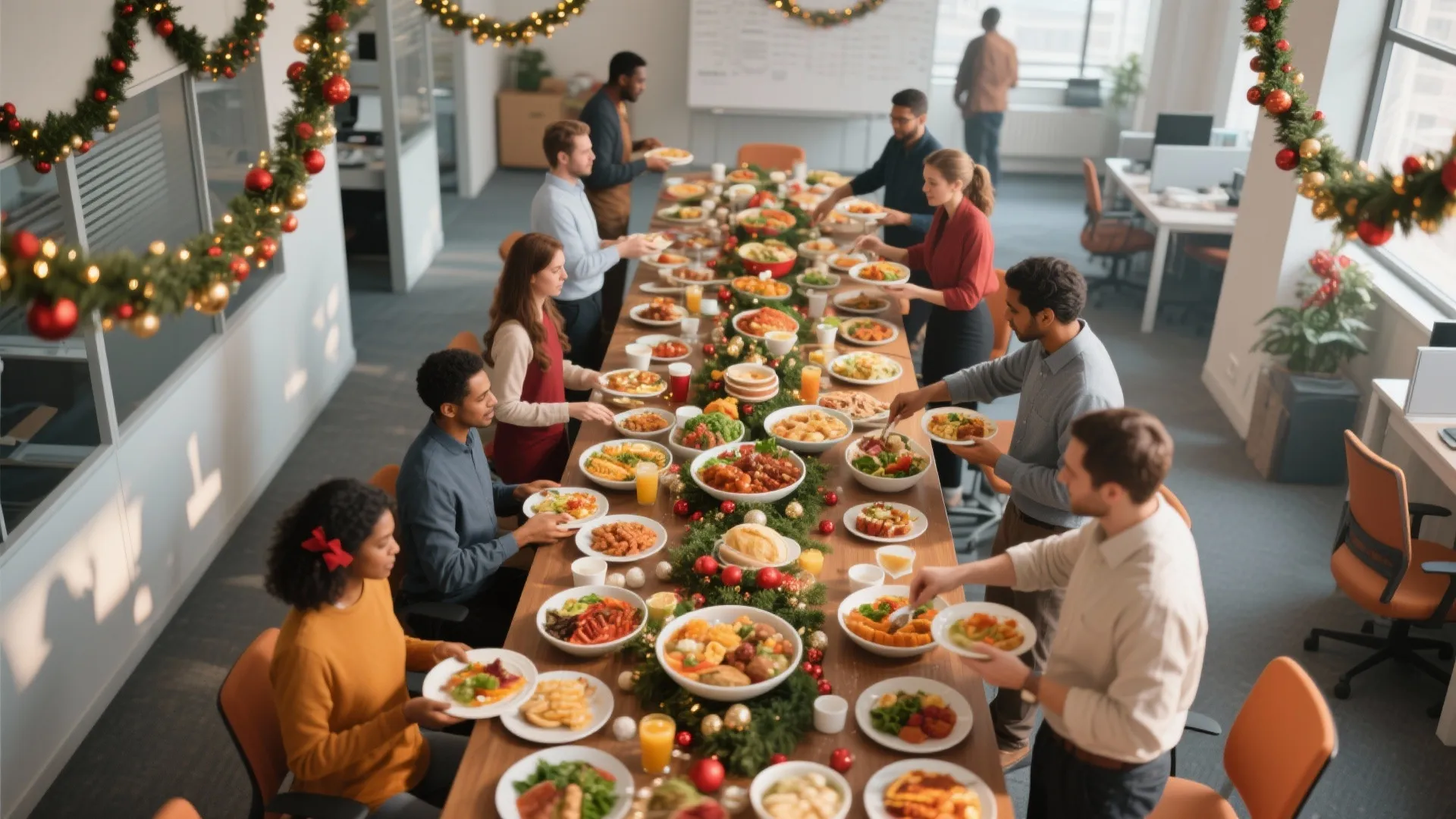 4. Holiday Potluck Lunch