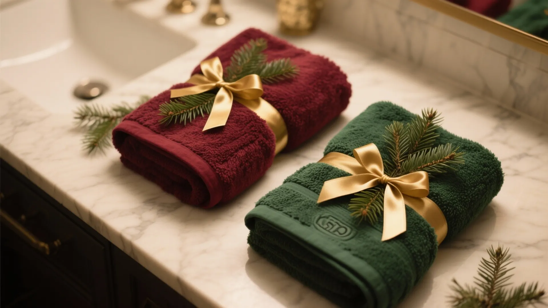 3. Holiday-Scented Towels