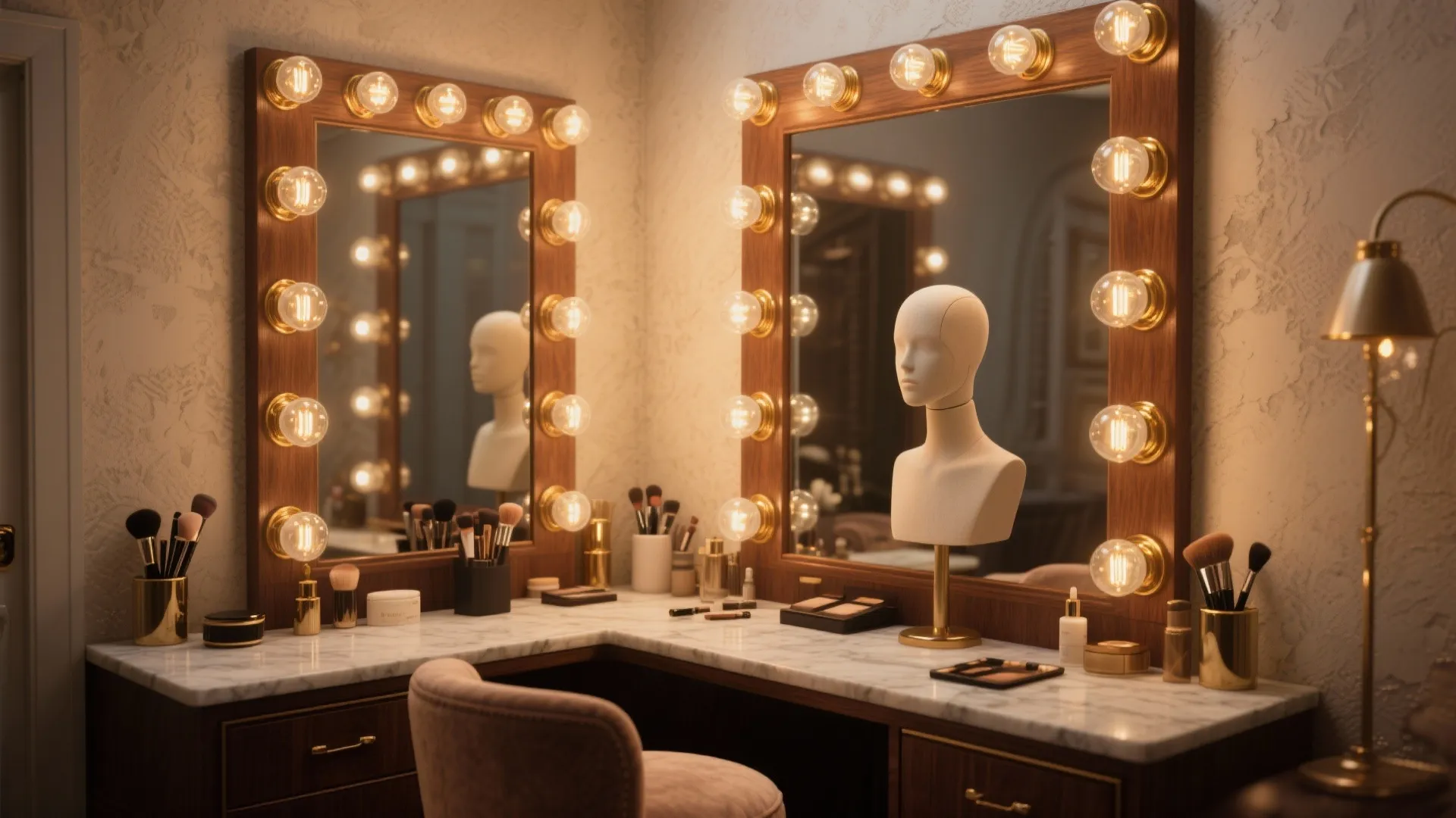 2. Hollywood Vanity Style — bulbs for theatrical brightness