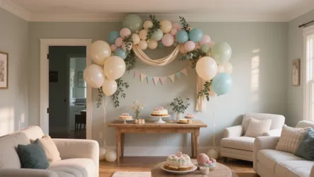 5 Baby Shower Balloon Decoration at Home Ideas