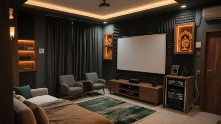 5 Home Theatre Room Design Ideas in India