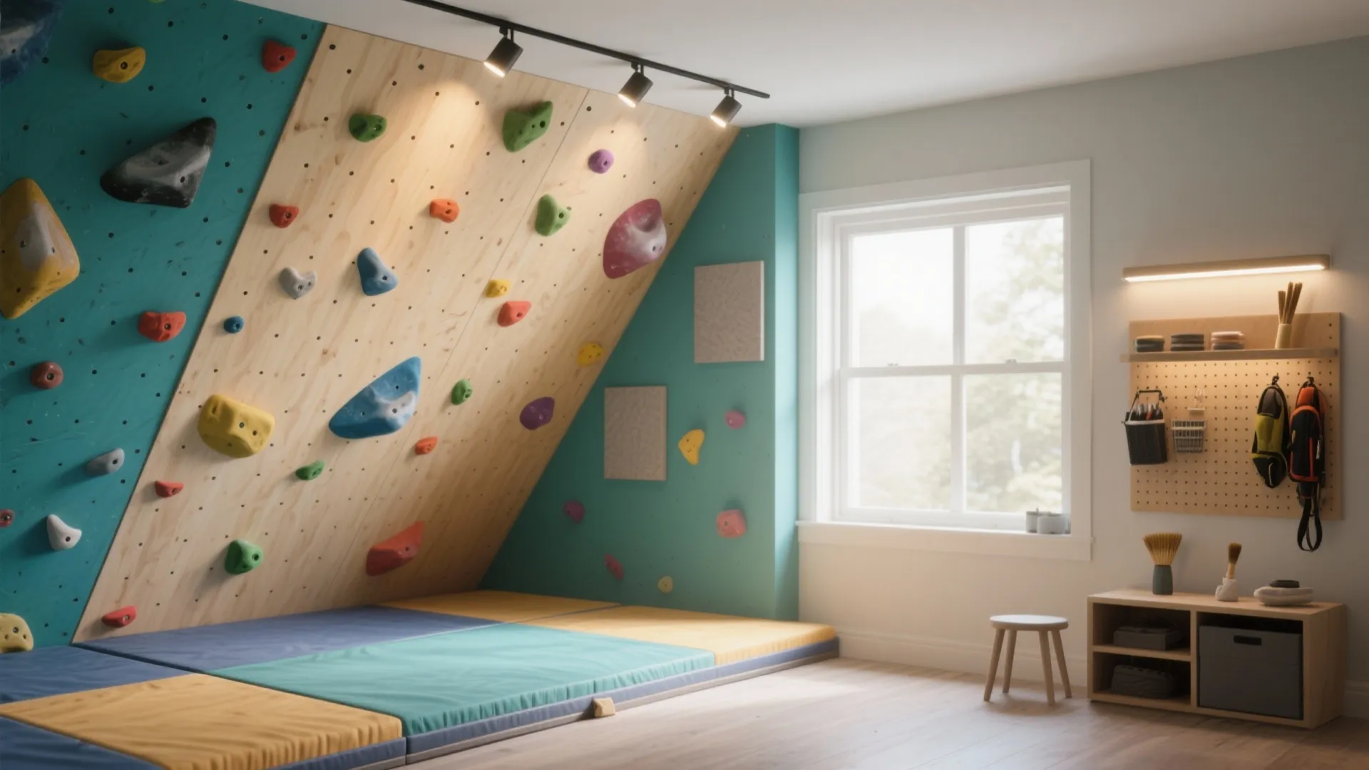 DIY Climbing Wall Indoor: Your Fast-Track Guide to Adventure at Home: 1 Minute to Understand the Essentials of Building an Indoor Climbing Wall
